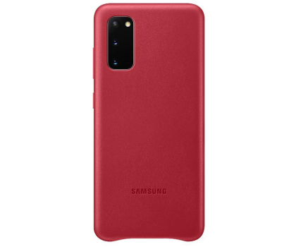 Etui do telefonów Samsung Leather Cover do Galaxy S20 Red